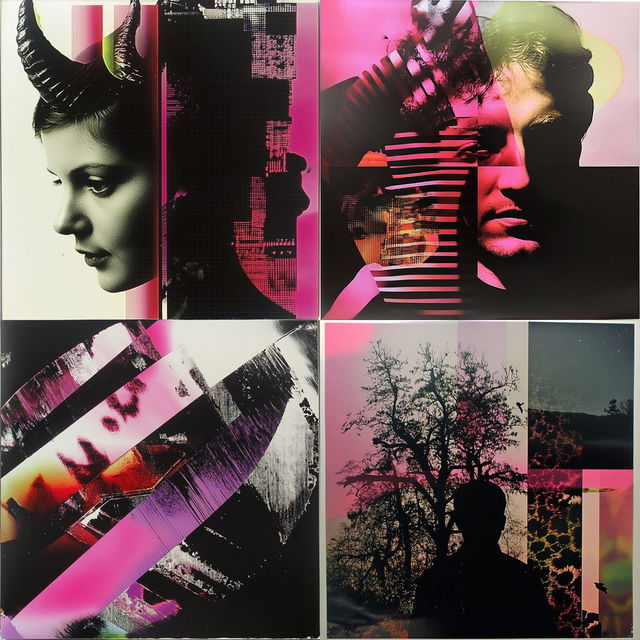 Cybervia Neon Collage